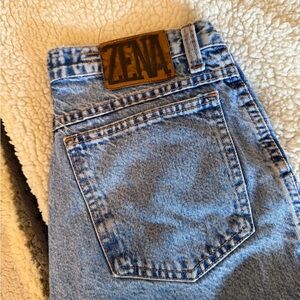 Vintage Zena Sky Blue Denim Pants